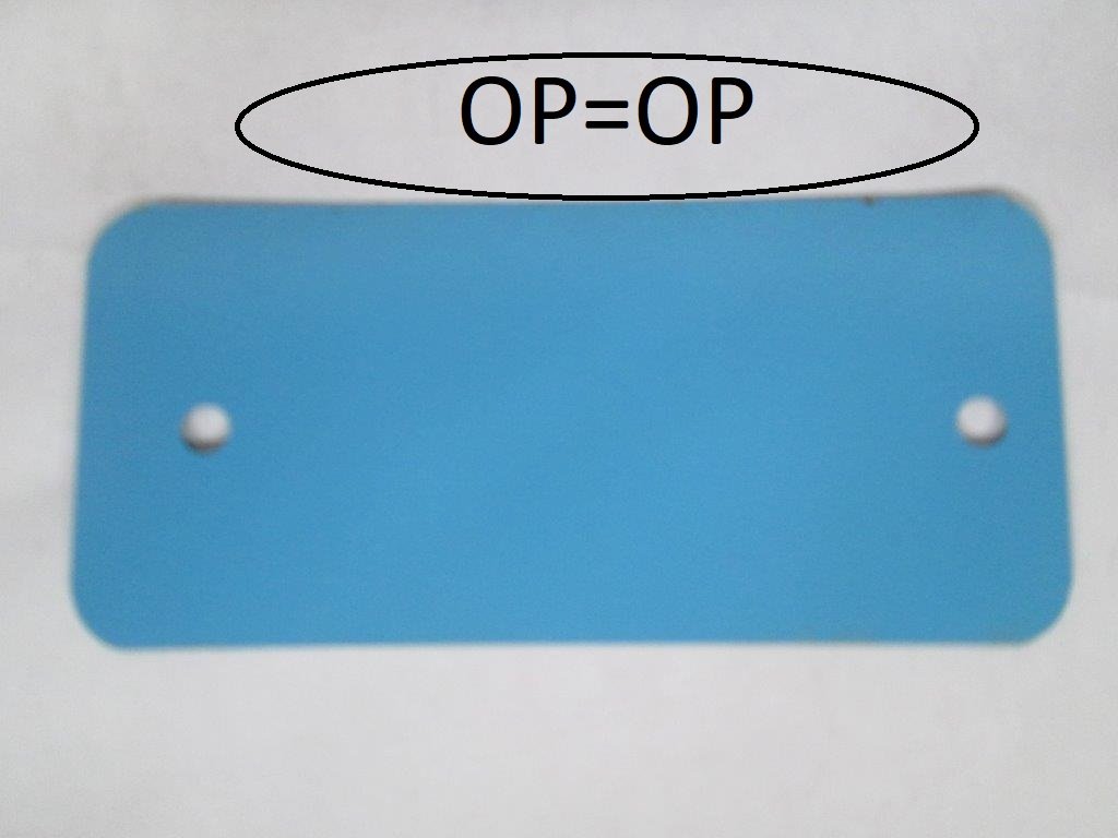 Metalen label blauw 45x75x0,15m geen gaten 1.000 stuks-0