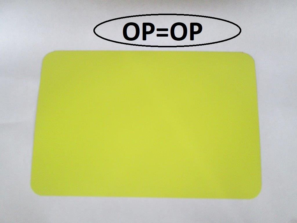 Metalen label geel 80x120x0,18mm geen gaten 1.000 stuks-0