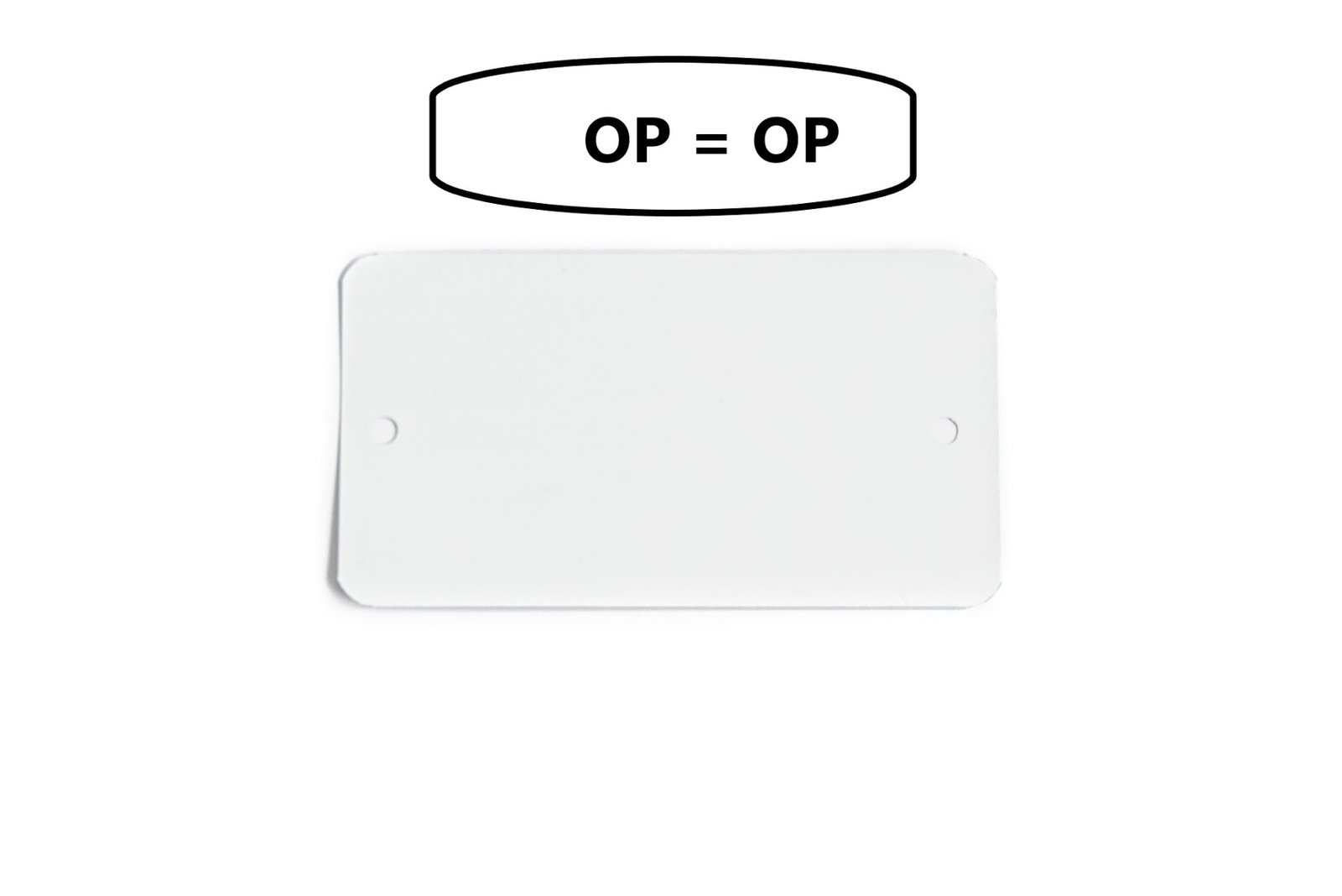 Metalen labels diverse maten en kleuren OP=OP ZIE AANBIEDINGEN PAGINA-520