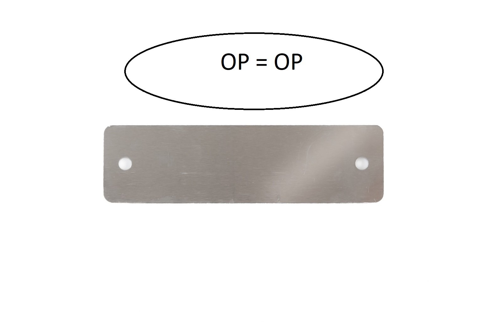 RVS labels 25x90x0,5 mm 2 gaten 4 mm per 500 stuks-0